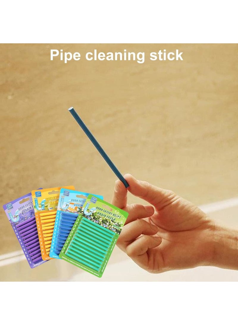 Cobest Drain Sticks Drain Cleaner Sticks Drain Deodorizer Sticks For Preventing Clogs Eliminating Smelly Odor,Keep Odor Free For Bathroom,Kitchen,Toilet,Shower Drain(random Color) - Image 4