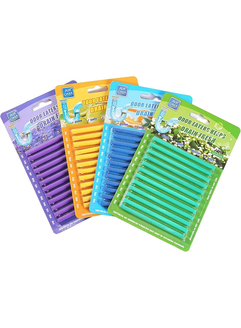 Cobest Drain Sticks Drain Cleaner Sticks Drain Deodorizer Sticks For Preventing Clogs Eliminating Smelly Odor,Keep Odor Free For Bathroom,Kitchen,Toilet,Shower Drain(random Color) - Image 1