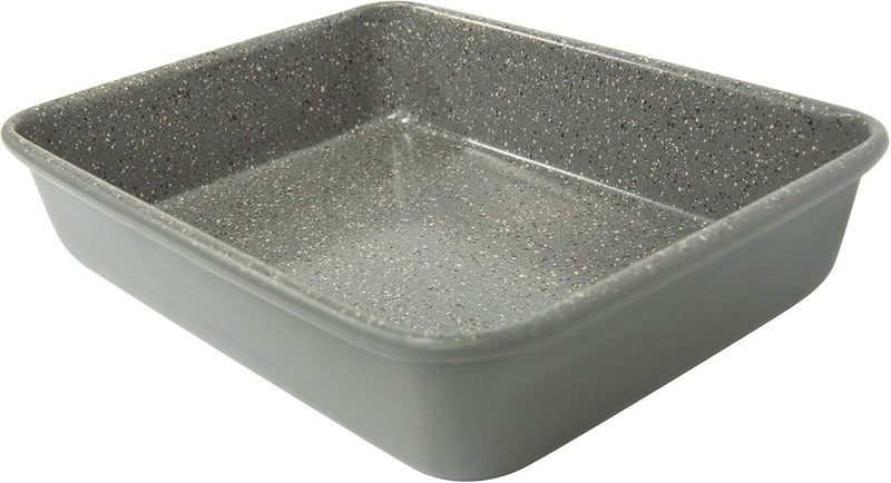 casaWare casaWare 8 x 6 x 175Inch Toaster Oven Ultimate Series Commercial Weight Ceramic NonStick Coating Pan Silver Granite  - Image 2