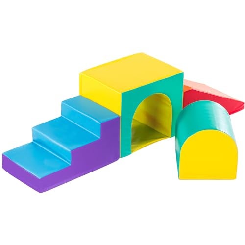 New Bounce Toddler Climbing Toys Soft Play Set for Kids Foam Climbing Blocks Safe Soft Gym Equipment Great for All Ages - Image 1