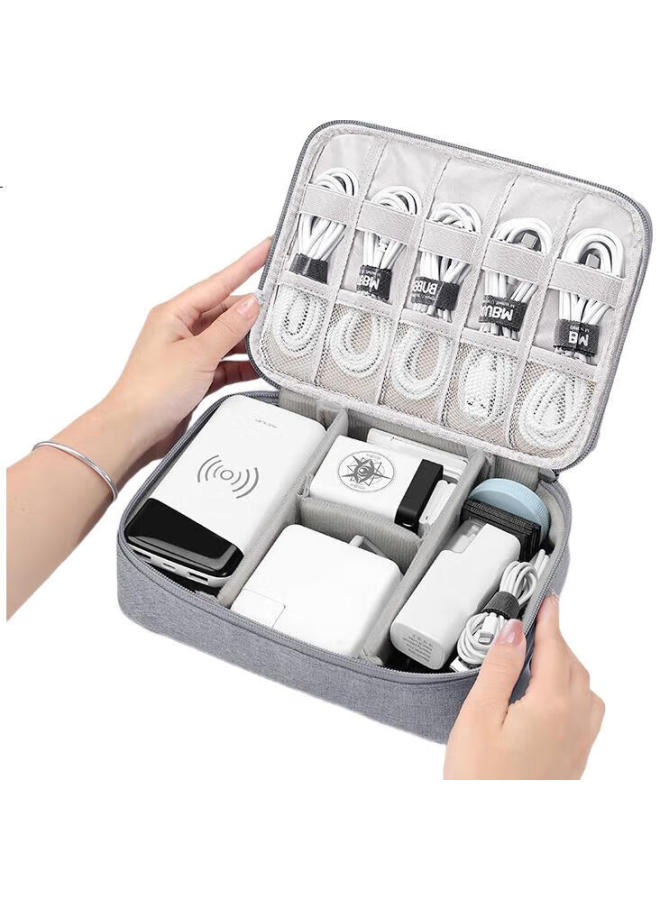 Bubm Cable Storage Bag, Power Box, Multifunctional Charging Cable, Travel Portable, Digital Accessories Organizer, Accessory Pouch - Image 3