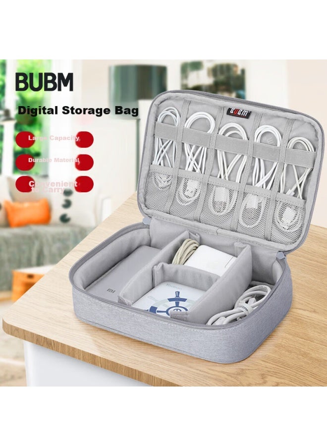 Bubm Cable Storage Bag, Power Box, Multifunctional Charging Cable, Travel Portable, Digital Accessories Organizer, Accessory Pouch - Image 1