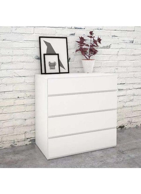 Sleek White MDF Unit Drawers by Alhome - 110113066 81x82 cm
