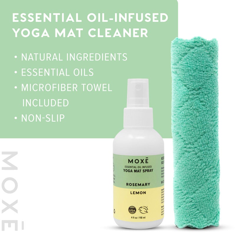 MOXE Yoga Mat Cleaner  4 Ounces (Lavender Chamomile & Rosemary Lemon  1 Each) - Image 4