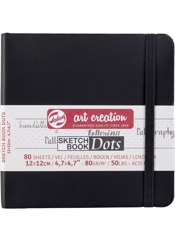 Talens Art Creation Dot Drawing Notebook Vertical 80 Sheets 80 gr 12X12CM 