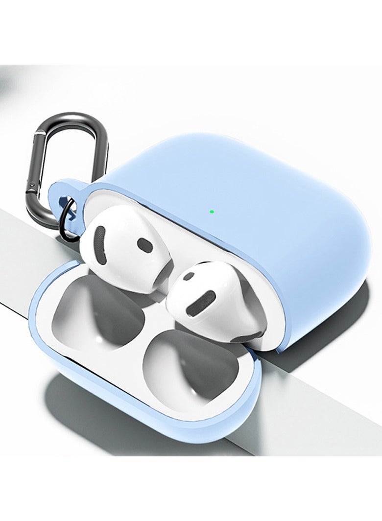 Soft Silicone Protective Case Cover for AirPods 4 with Cleaner Kit and Keychain - Image 4