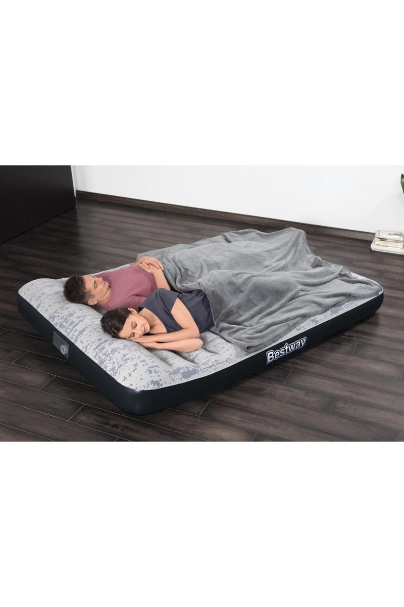 Bestway Bestway Airbed Queen Size Built-In AC Pump 203x152x30cm | Air Mattress | Inflatable Mattress | Air Bed For Indoor and Outdoor Camping - Image 2