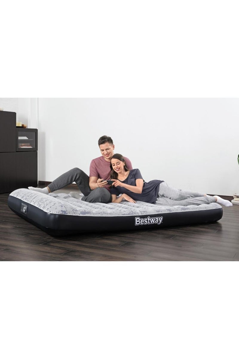Bestway Bestway Airbed Queen Size Built-In AC Pump 203x152x30cm | Air Mattress | Inflatable Mattress | Air Bed For Indoor and Outdoor Camping - Image 5