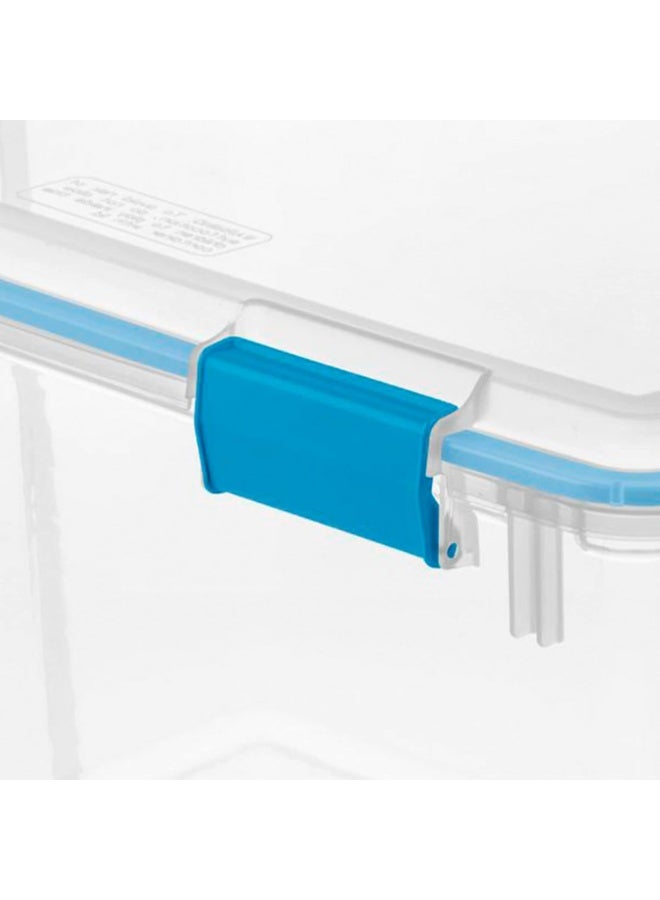 ستيريليت صندوق تخزين ستيرلايت 76 لتر محكم الإغلاق مقاوم للماء مع غطاء بإقفال قوي، حاوية بلاستيكية شفافة قابلة للتكديس لتنظيم الملابس والمستندات والطعام للاستخدام المنزلي الثقيل - Image 4