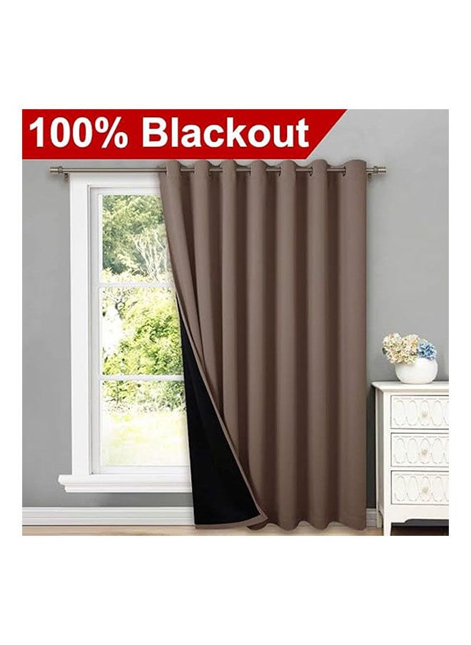 Intex Curtains House Curtains 100% Blackout Thermal Insulated Fabric Two Layers  - Image 2