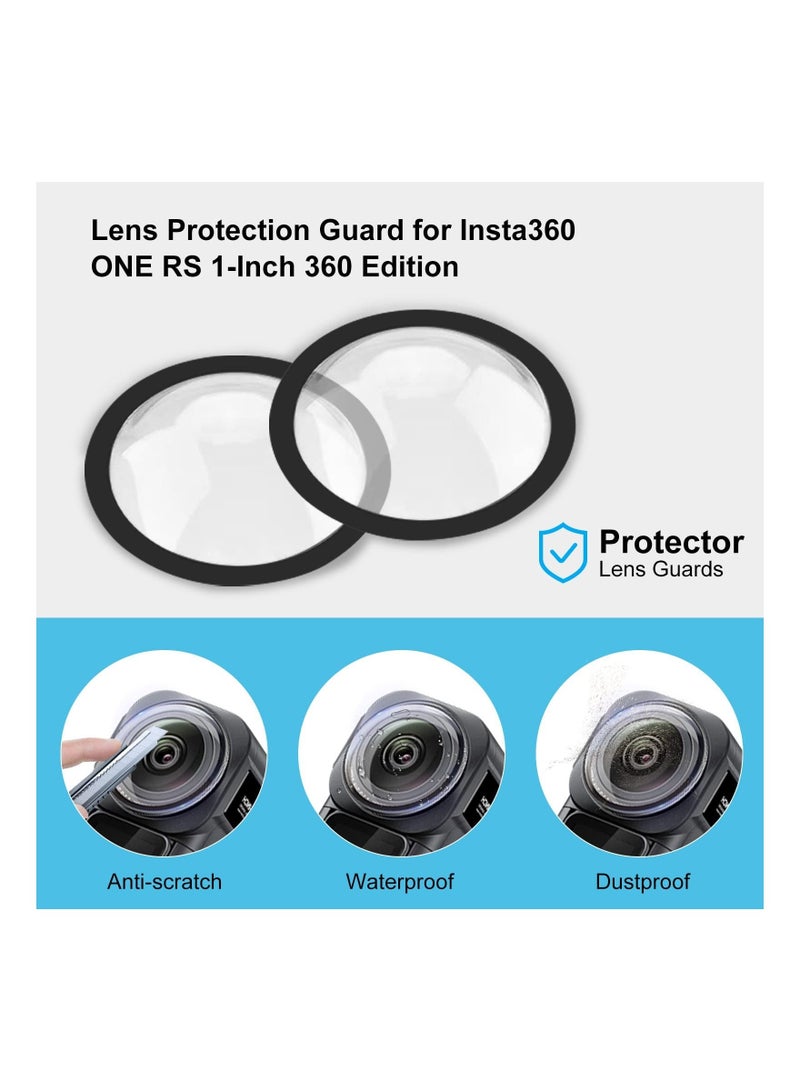 Captaintech Dual Lens Guard PC Protective Case for Insta360 ONE RS 1-Inch 360 Edition Protector Screen Protection Kit Sports Camera Accessories - Image 5