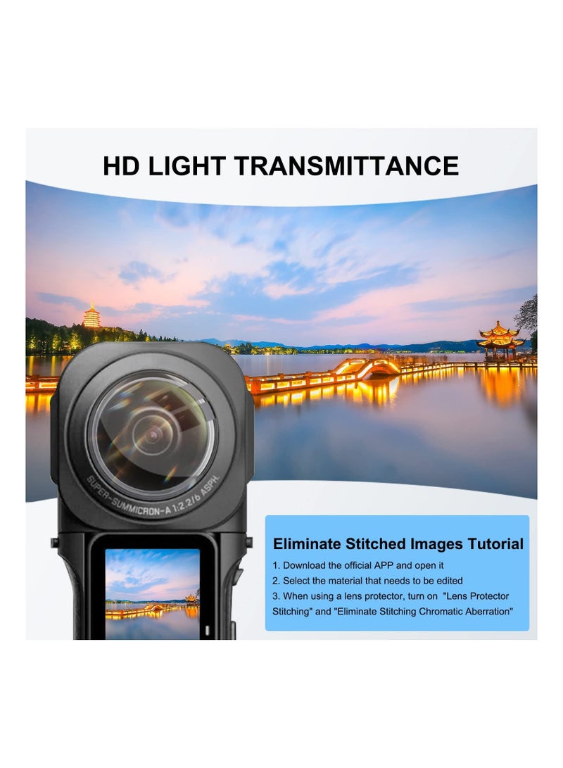 Captaintech Dual Lens Guard PC Protective Case for Insta360 ONE RS 1-Inch 360 Edition Protector Screen Protection Kit Sports Camera Accessories - Image 3