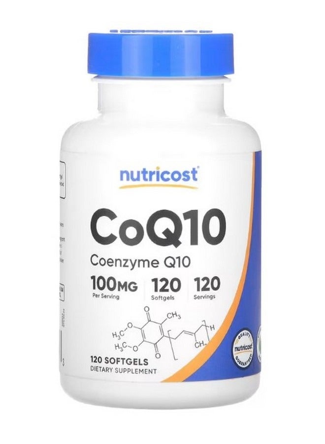 Nutricost Coq10 100 Mg 120 Softgels - Image 1