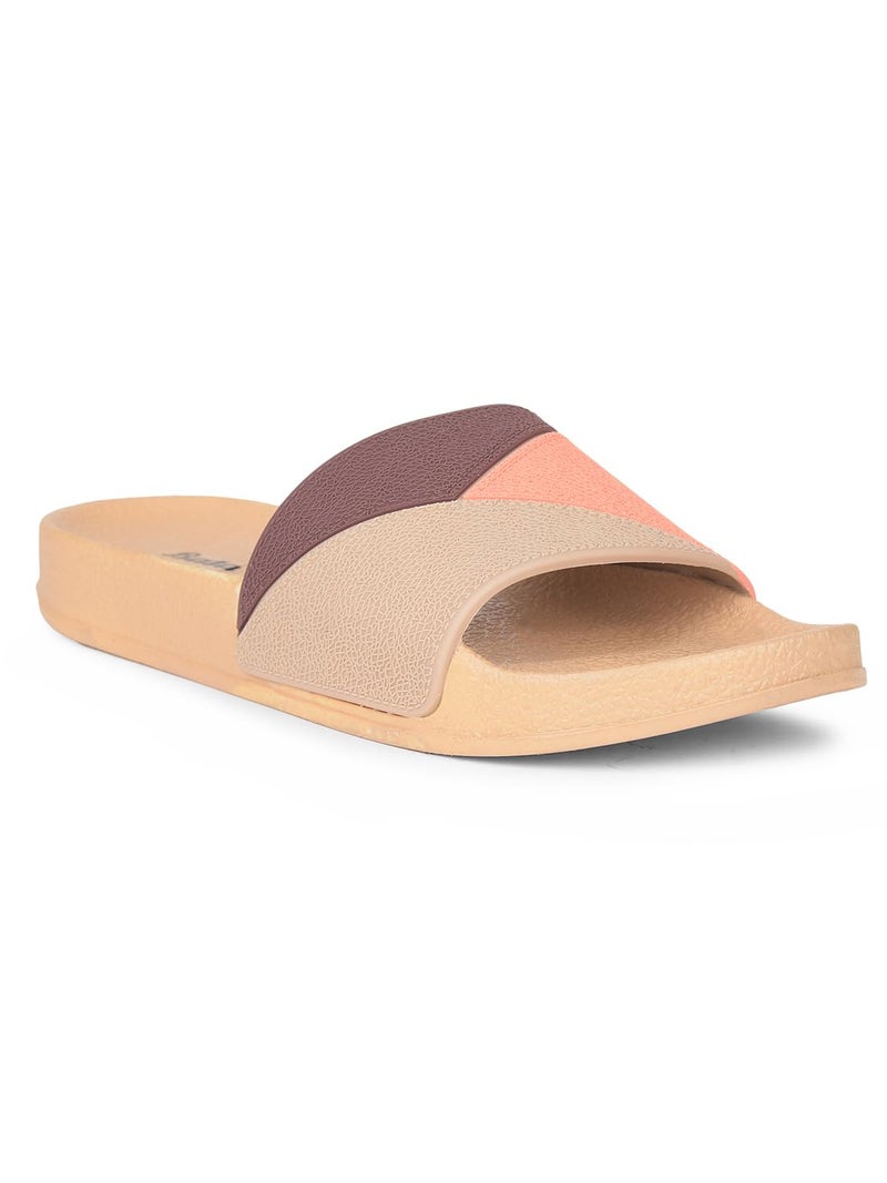 Bata Ivy Women's Beige Flip Flops - 4 UK (5728881) - Image 1