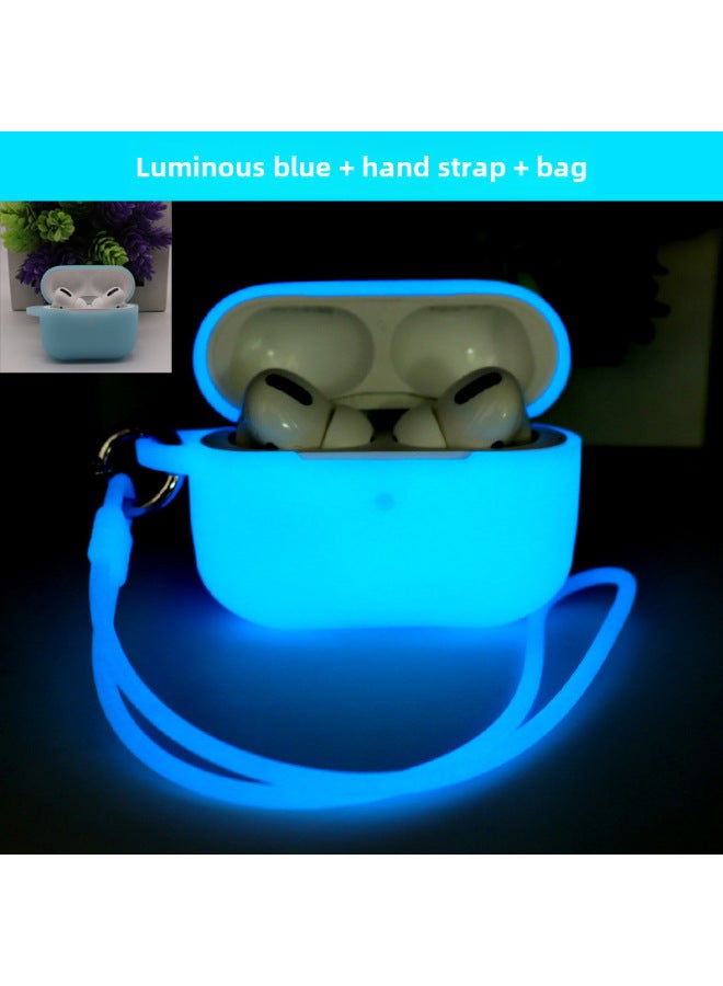 For Airpods 1/2/3 Apple Airpods Pro2 Silicone Luminous Wireless Bluetooth Headphone Case Protective Case - Image 1