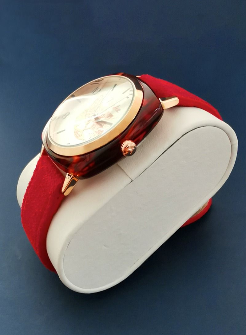 TIEKE Cute Cat Printed Casual Student Quartz Watch for Women - Image 3