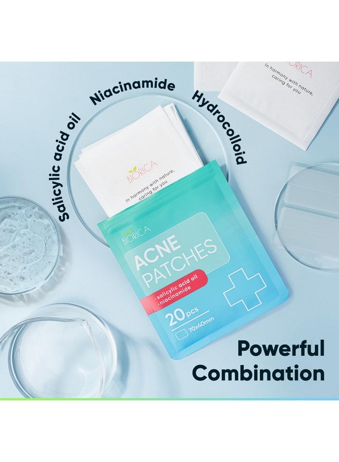 BIORICA Pimple Patches For Face With Tea Tree Oil. Hydrocolloid Acne Pimple Patches. Blemish Patches Acne Dots Pimple Stickers Acne Patch And Pimple Patch - Image 3