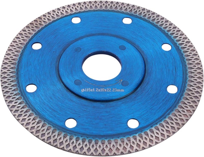 klarako Diamond Saw Blade, Diamond Tile Blade Tile Cutter Blade 115mm, Porcelain Diamond Blade for Cutting Porcelain Tile Granite Marbles(Blue) - Image 5