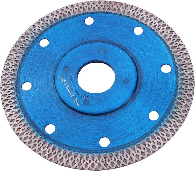 klarako Diamond Saw Blade, Diamond Tile Blade Tile Cutter Blade 115mm, Porcelain Diamond Blade for Cutting Porcelain Tile Granite Marbles(Blue) - Image 1
