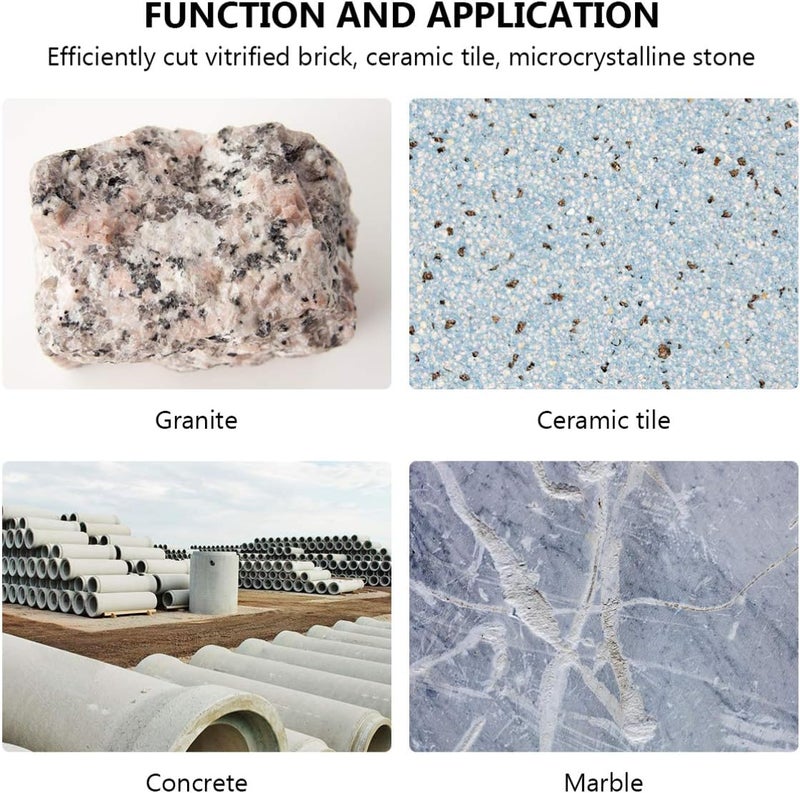 klarako Diamond Saw Blade, Diamond Tile Blade Tile Cutter Blade 115mm, Porcelain Diamond Blade for Cutting Porcelain Tile Granite Marbles(Blue) - Image 4