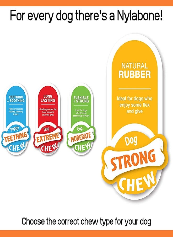 Nylabone 3 Pack of Bacon Cheeseburger Flavor Frenzy Strong Chew Toys, Small - Image 5