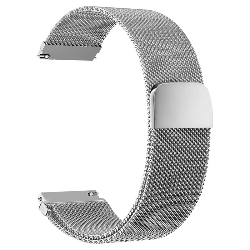 COLCASE Smart Watch Strap Compatible with Fastrack Reflex Beat Plus Smart Watch - Mangetic Mesh Chain Strap - Image 1