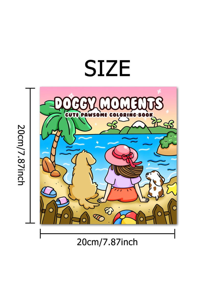 إيروريكس لحظات مرحة مع الكلاب: كتاب تلوين للكبار يضم أنشطة يومية لطيفة ومريحة للاسترخاء (ج) - Image 2