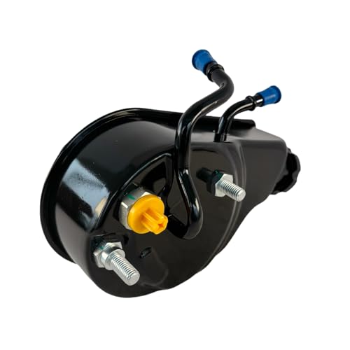 ALADICHE Power Steering Pump with Reservoir for Cadillac Escalade E 2002, Chevrolet C1500/2500 Suburban, Silverado, GMC C1500/2500/3500 Suburban,K1500/2500/3500, Hummer H2 2003-2007,(20-8739) - Image 2