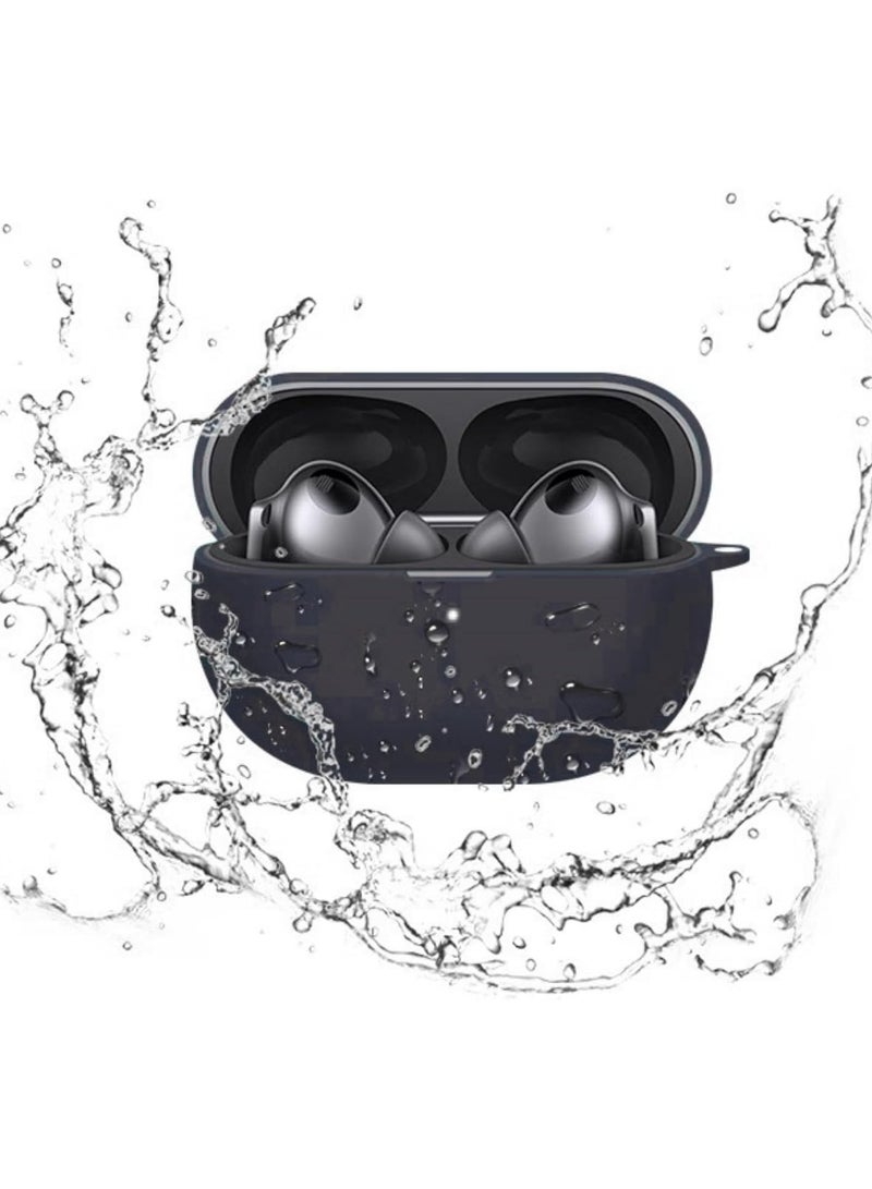 Youque Protective Silicone Case Cover for HUAWEI FreeBuds Pro 4 Earphones Black  - Image 2