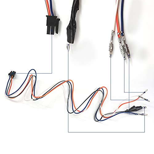 Sanooer 2014-2018 Silverado Sierra Tow Mirrors Wiring Harness for Cargo Lights Running Lights Turn Signal - Image 3