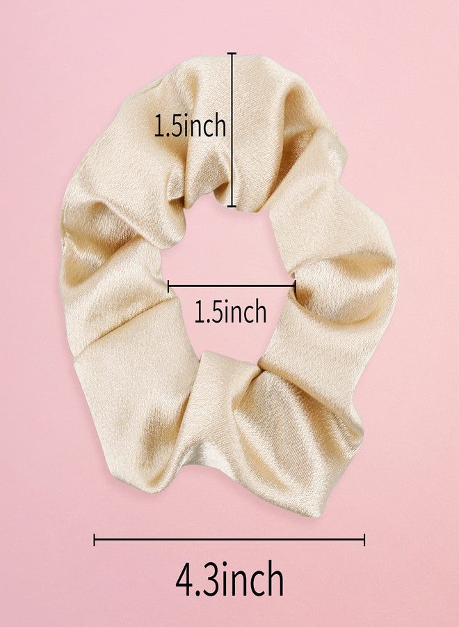 Antetek 8pack Satin Bridesmaid Proposal Favors Hair Ties Elastic Hair Scrunchies Bachelorette Party Galentine's Day Gifts - Image 2
