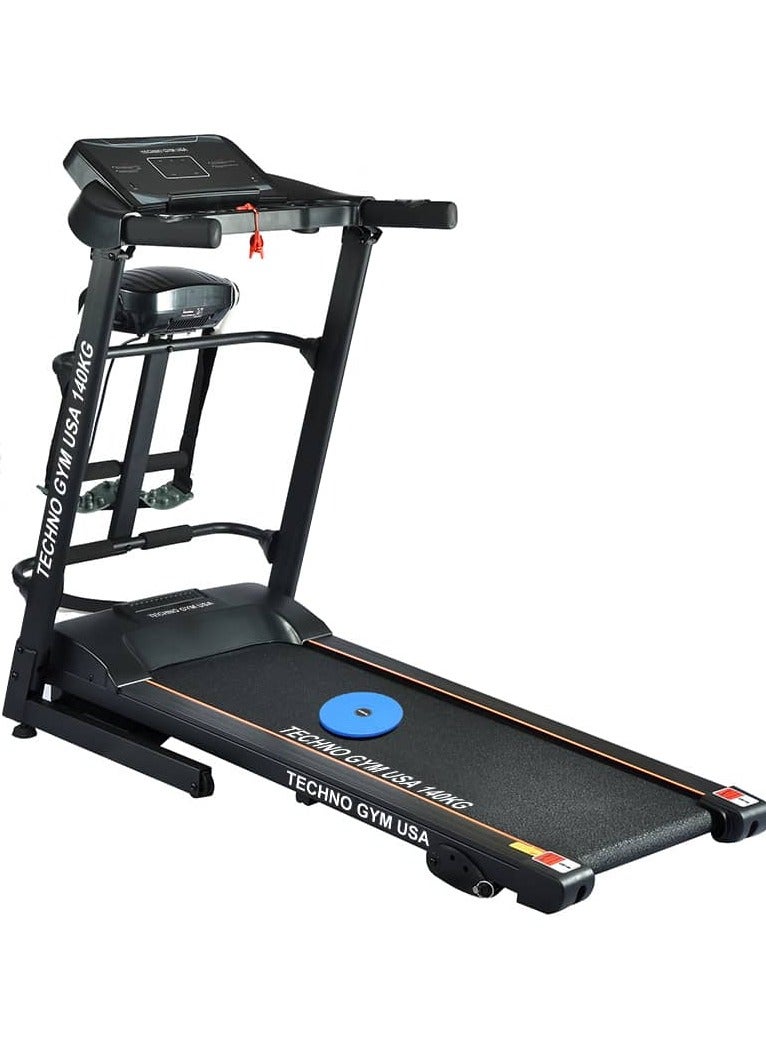 TECHNOGYM Electric treadmill 140 kg USA  Motor capacity is 3.5 HP. Turbo 3 motor, Techno Gym USA * Speed ​​1-15 km - Image 1