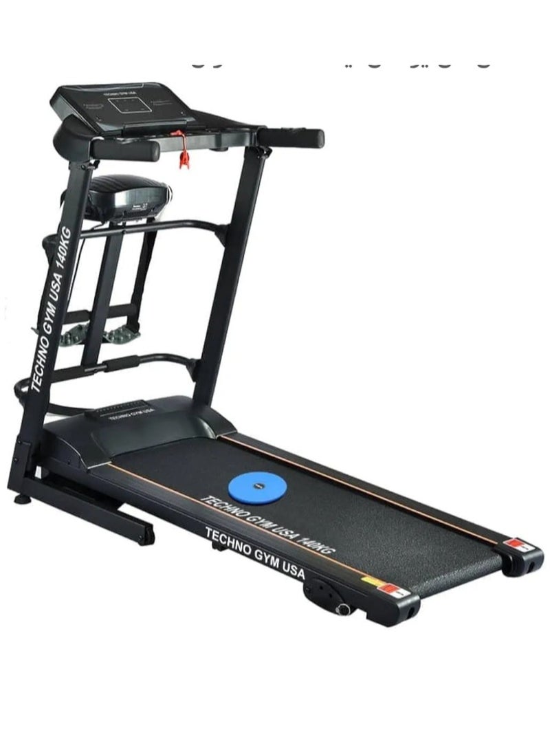 TECHNOGYM Electric treadmill 140 kg USA  Motor capacity is 3.5 HP. Turbo 3 motor, Techno Gym USA * Speed ​​1-15 km - Image 3