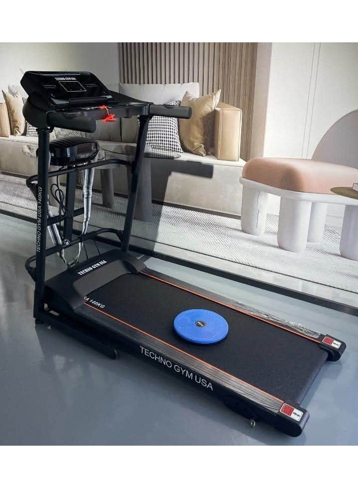 TECHNOGYM Electric treadmill 140 kg USA  Motor capacity is 3.5 HP. Turbo 3 motor, Techno Gym USA * Speed ​​1-15 km - Image 4