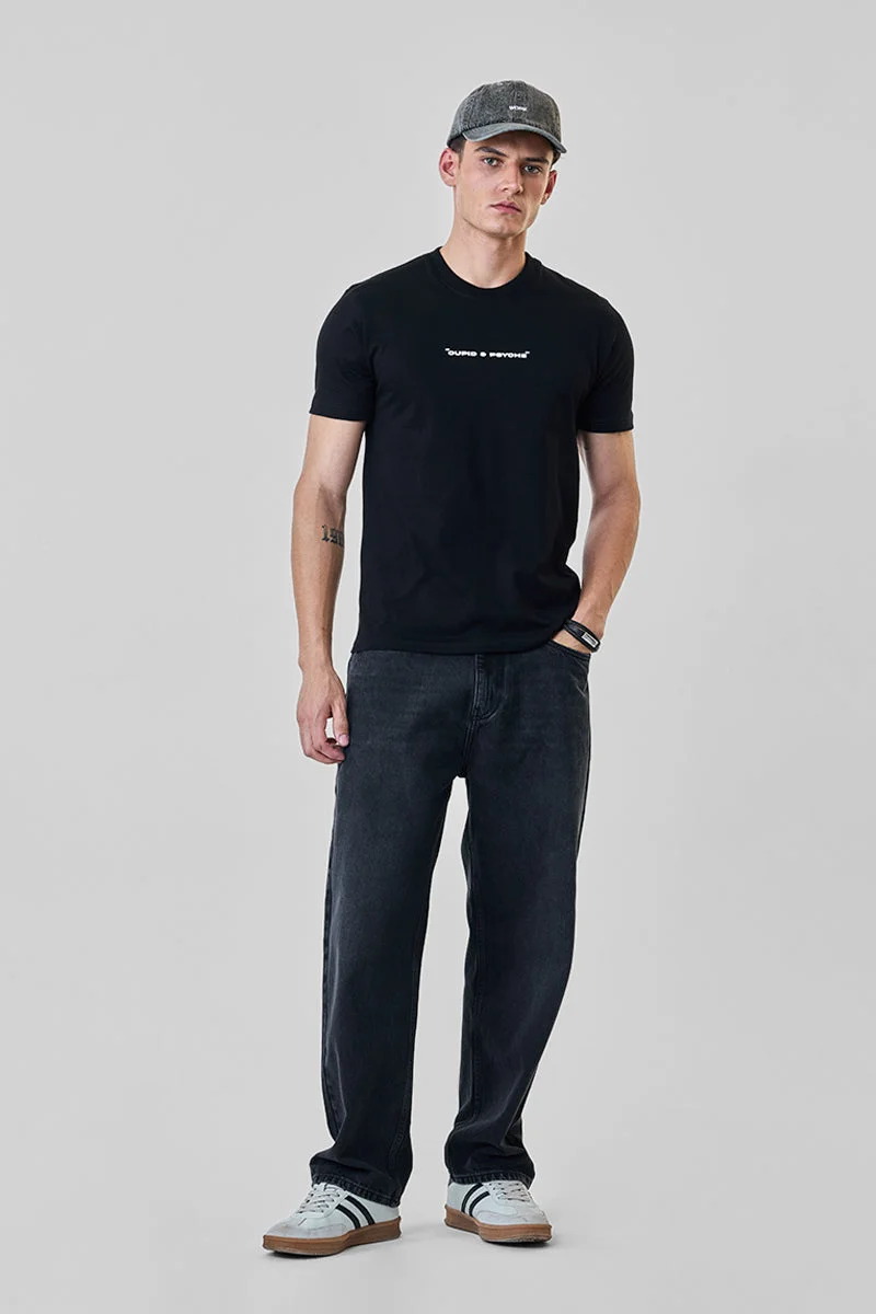 SNITCH Washed Baggy Jeans