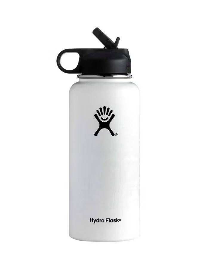 Hydro Flask White Stainless Steel Vacuum Insulated Bottle 946ml | Full-Range Temperature Lock (-40℃~120℃) - Image 1