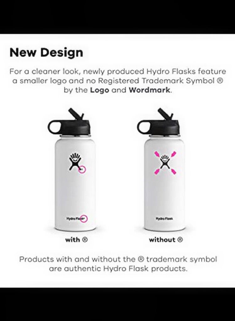 Hydro Flask White Stainless Steel Vacuum Insulated Bottle 946ml | Full-Range Temperature Lock (-40℃~120℃) - Image 3