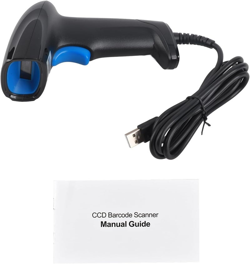 Wired Handheld CCD Barcode Scanner Fast USB Automatic Bar Code Reader for Mobile Payment, Perfect for Store Management and Retail Industry - Image 3