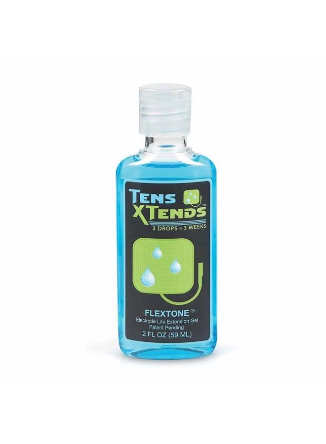 FlexTone TensXtends Conductive Adhesive Gel for Tens Pads - Patented Formula That Will Extend The Life of Your depleted Electrode Pads of Your Tens and EMS Units (2 FL OZ) - Image 1