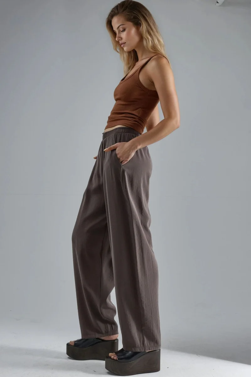 Busem BUSEM Wide Leg Pleated Pants