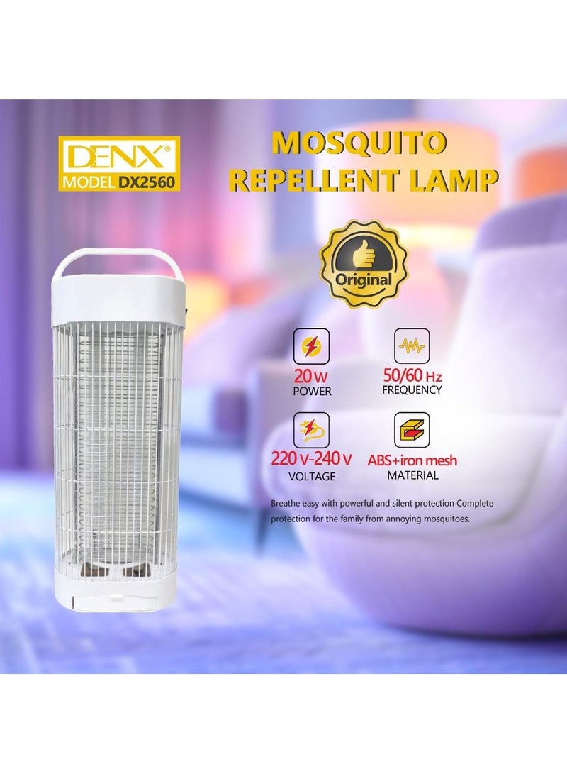 Denx Mosquito Killer Lamp Electric Mosquito Killer, Portable Waterproof 20W Powerful Fly Killer Fly Zapper Bug Zapper, 360° Indoor Pest Control, Used to Trap Fly Insect in Bedroom Office - Image 1