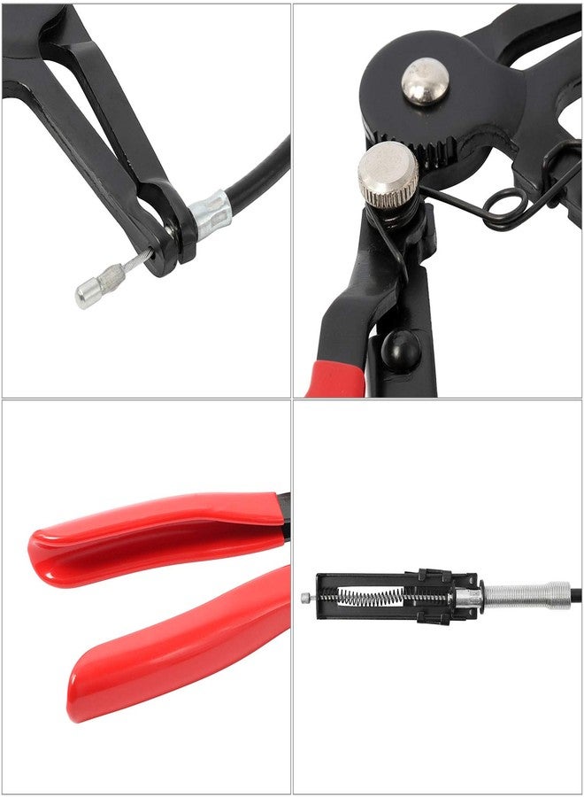 YaeKoo 3Pcs Hose Clamp Pliers Kit, Long Reach Wire Spring Hose Clamp Plier Wire Long Clip Removal Tool, 45 Degree Angled Hose Clamp Plier, Flat Band Hose Clamp Plier for Automotive Coolant Radiator - Image 5
