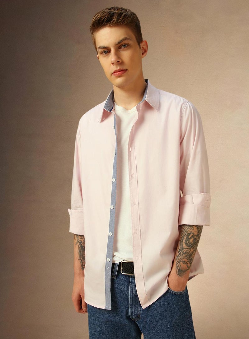 Dennis Lingo Fresh Pink Shirt For Men For Men - Image 1