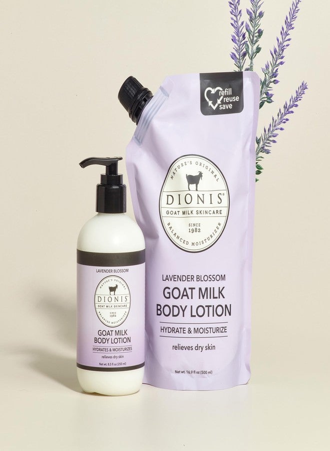 Dionis Goat Milk Lavender Blossom Body Lotion & Refill Pouch 2-Piece Gift Set - Image 2
