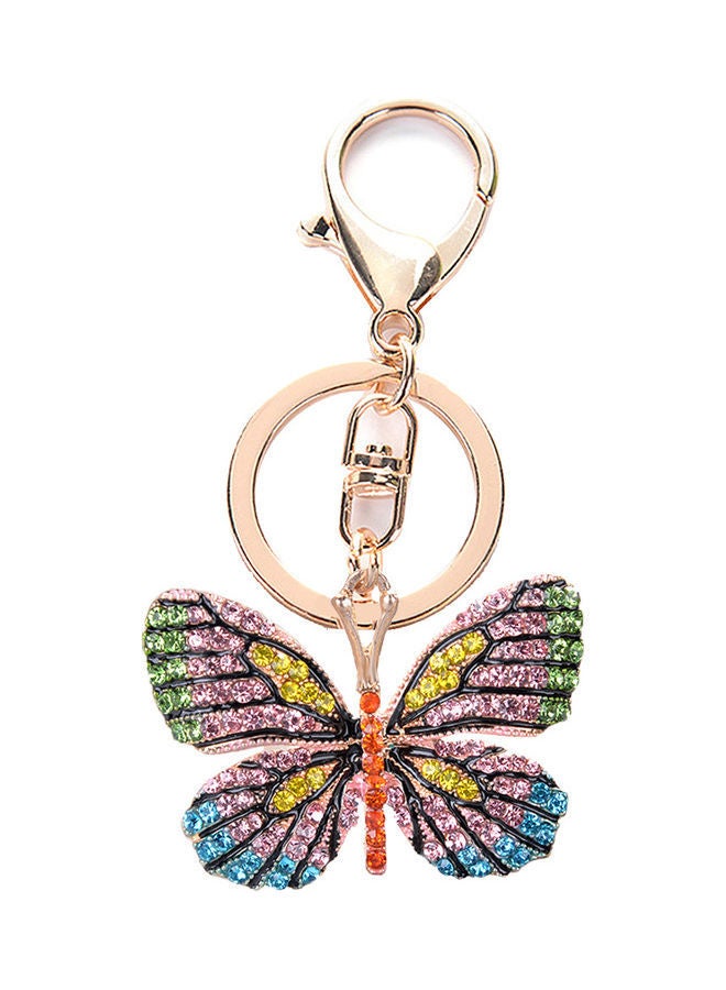 NIBEMINENT Butterfly Rhinestones Keychain