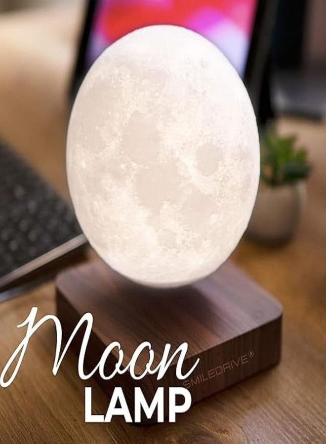 SMILEDRIVE® Floating Moon Lamp with Magnetic Levitation - Eco-Friendly Design, Wireless Touch-Control LED Lights, Colors Changing - Image 5