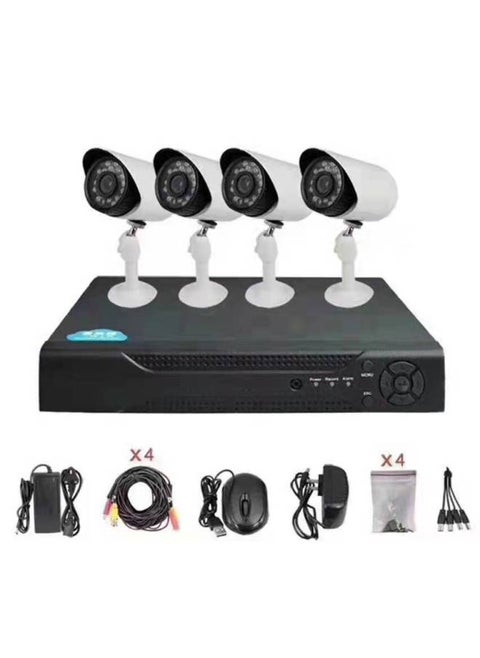 4-way/8-way AHD Intelligent Surveillance Camera Suit-Color:4-Way 2 Million AHD Suit