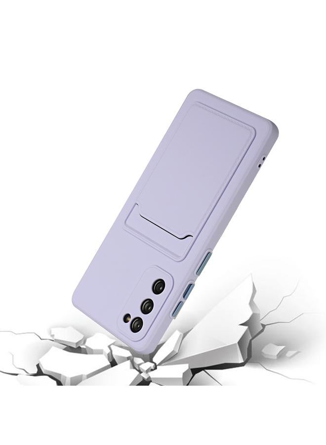 اس-توب جراب لهاتف Samsung Galaxy S20 FE بتصميم فتحة بطاقة، جراب واقٍ مقاوم للصدمات من مادة TPU - Image 5