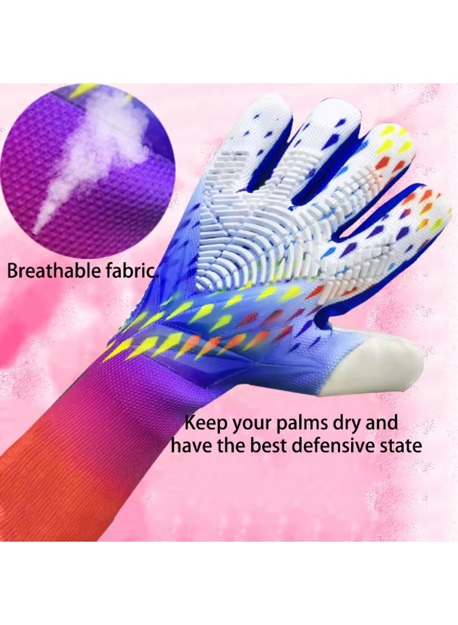 جونيس قفازات حارس مرمى كرة القدم للشباب والكبار، قفازات كرة قدم مضادة للانزلاق، بقبضة فائقة - Image 3