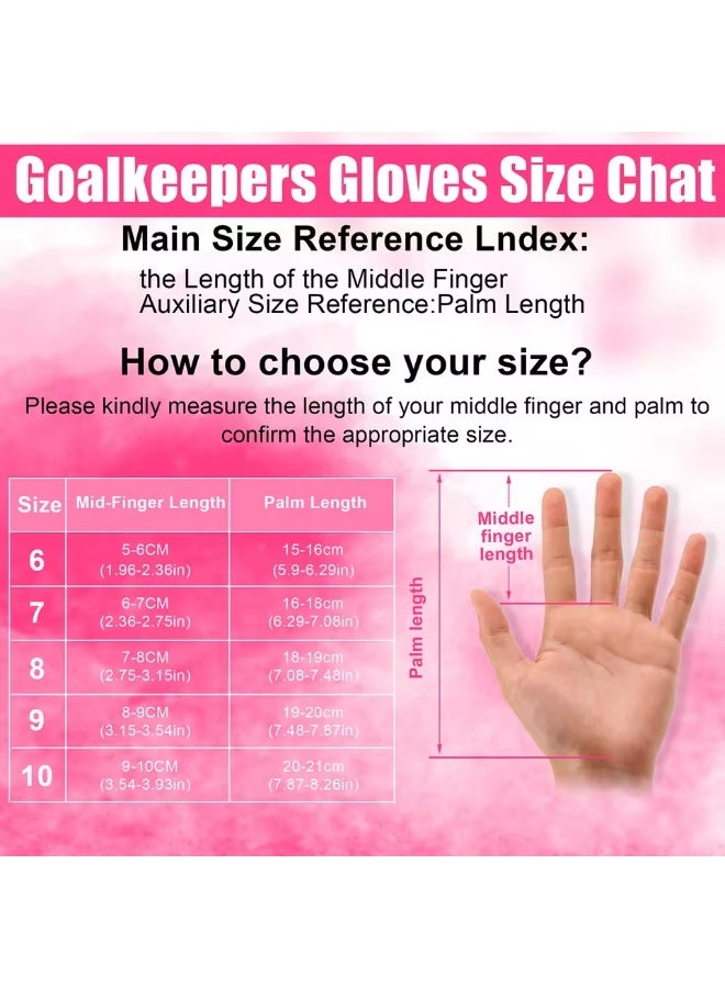 جونيس قفازات حارس مرمى كرة القدم للشباب والكبار، قفازات كرة قدم مضادة للانزلاق، بقبضة فائقة - Image 2